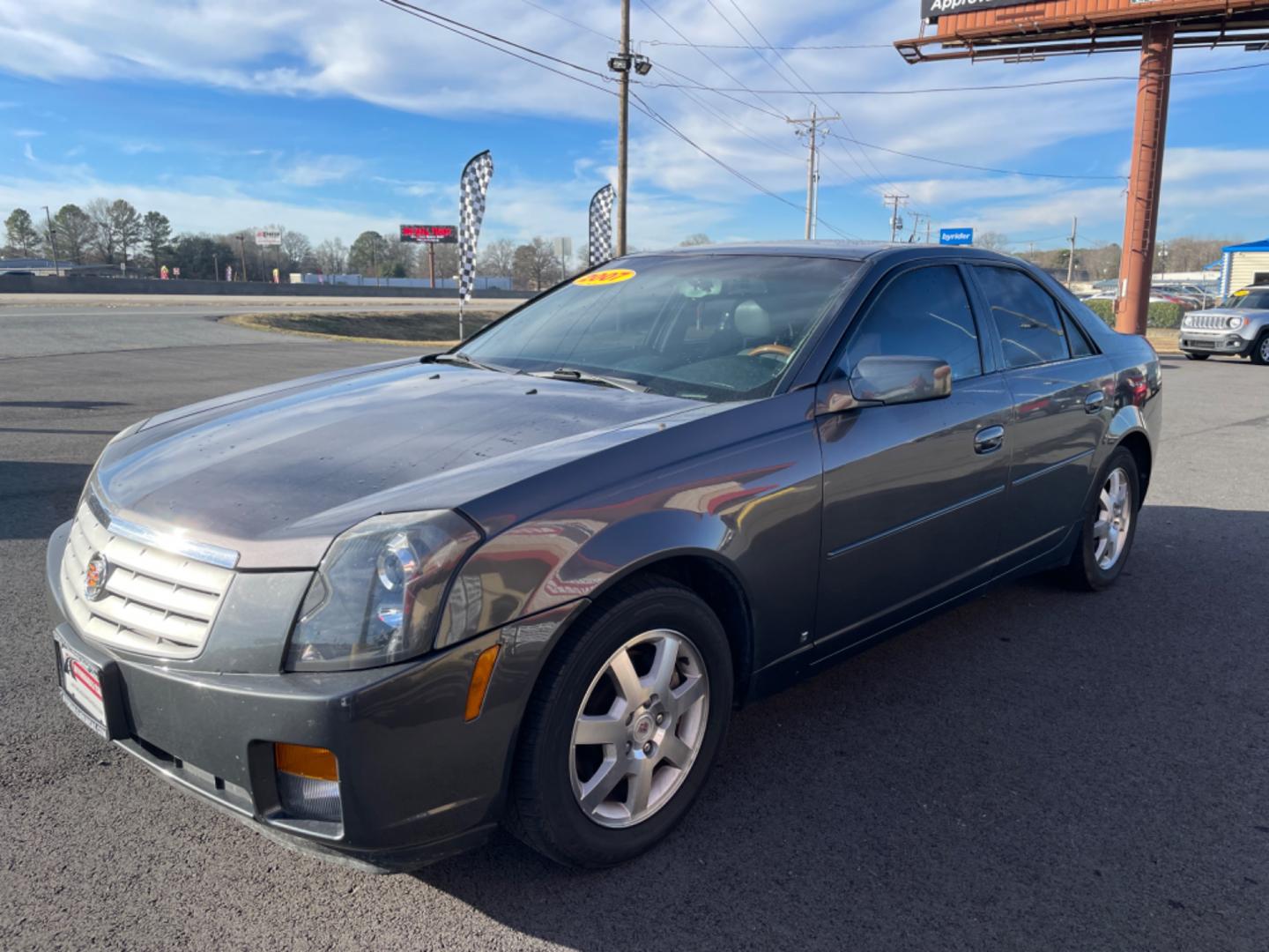 2007 Gray Cadillac CTS (1G6DP577570) with an V6, 3.6 Liter engine, Automatic transmission, located at 8008 Warden Rd, Sherwood, AR, 72120, (501) 801-6100, 34.830078, -92.186684 - Photo#3